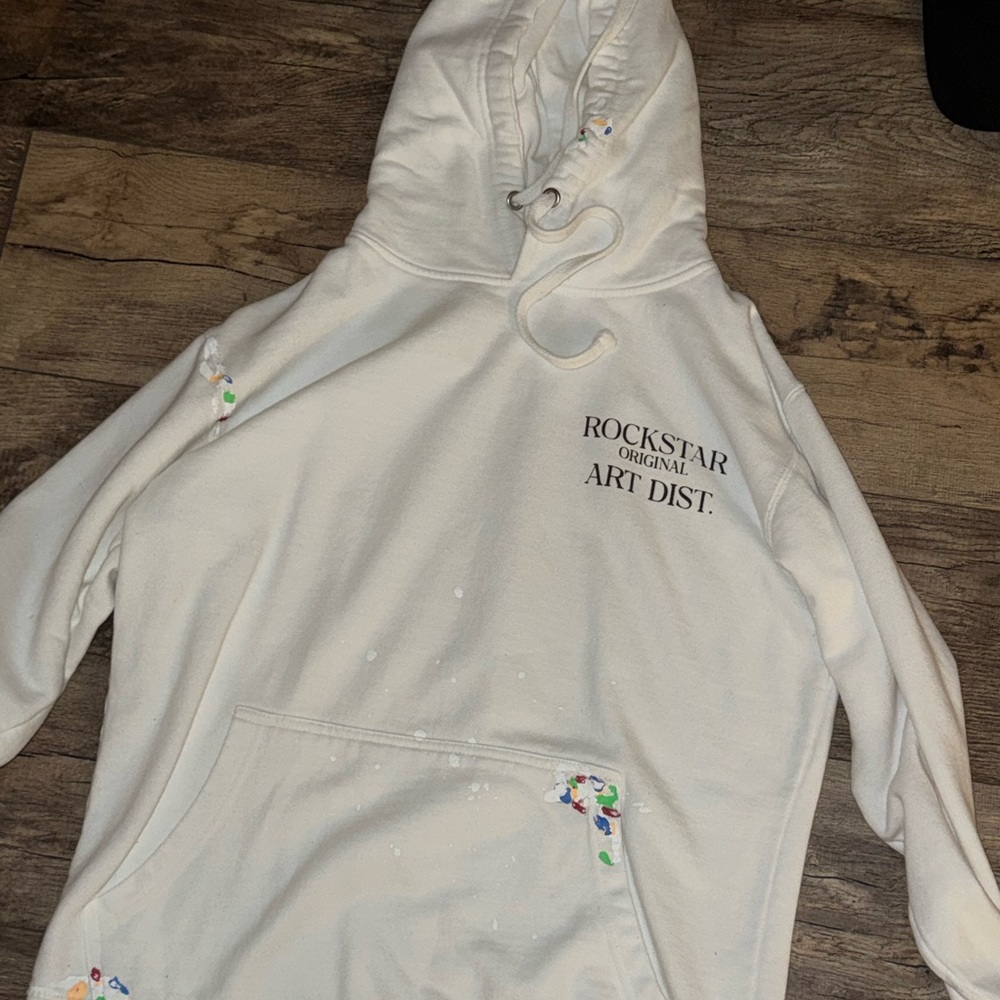 Rockstar Original Cream Hoodie for Men